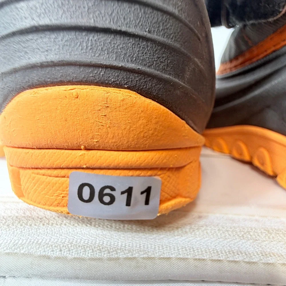 Kids Black Grey Orange Insulated Snow Boots Size 9 552370741 WMBTOT4490000-0814